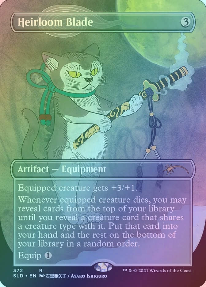Heirloom Blade (SLD) (372) / Borderless / Foil