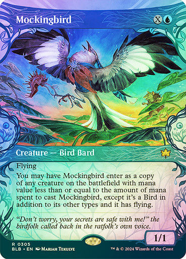 Mockingbird (blb) (305) / Showcase Foil