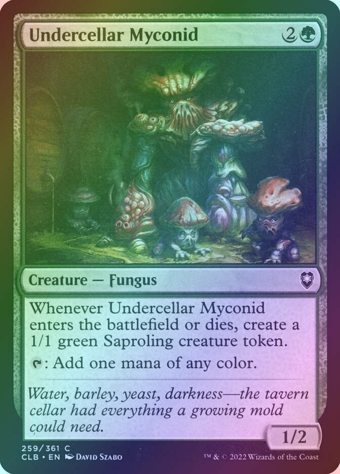 Undercellar Myconid (CLB) (259) / Foil