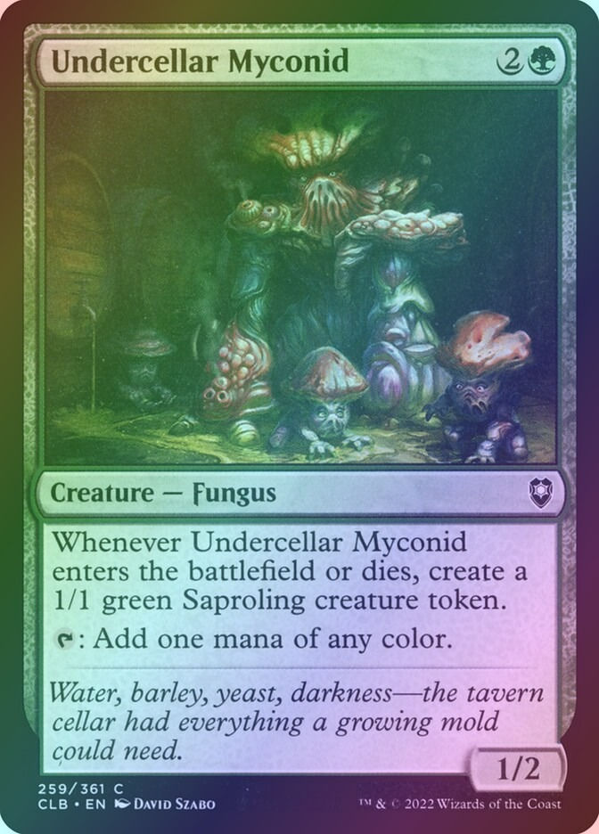 Undercellar Myconid (CLB) (259) / Foil