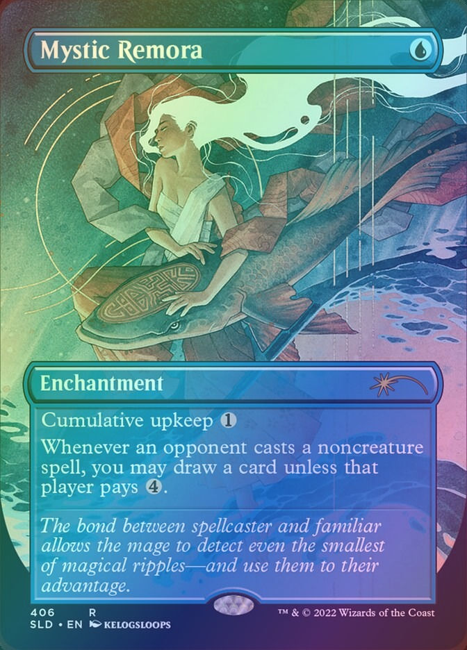 Mystic Remora (SLD) (406) / Borderless / Foil