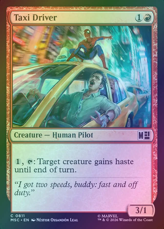 Taxi Driver (MSC) (811) / Foil