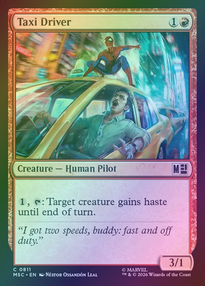 Taxi Driver (MSC) (811) / Foil