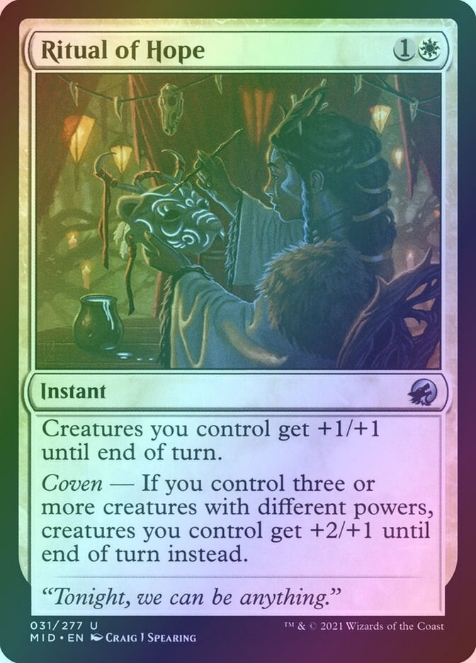 Ritual of Hope (MID) (31) / Foil
