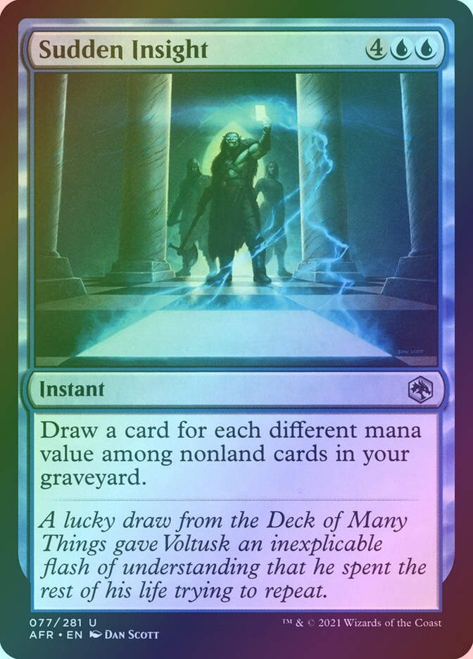 Sudden Insight (AFR) (77) / Foil