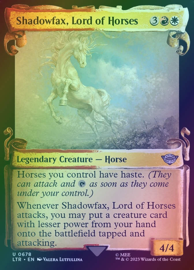 Shadowfax, Lord of Horses (LTR) (678) / Showcase / Foil