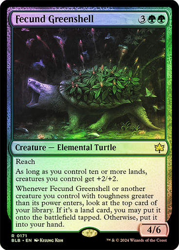 Fecund Greenshell (blb) (171) / Foil