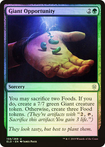 Giant Opportunity (ELD) (159) / Foil