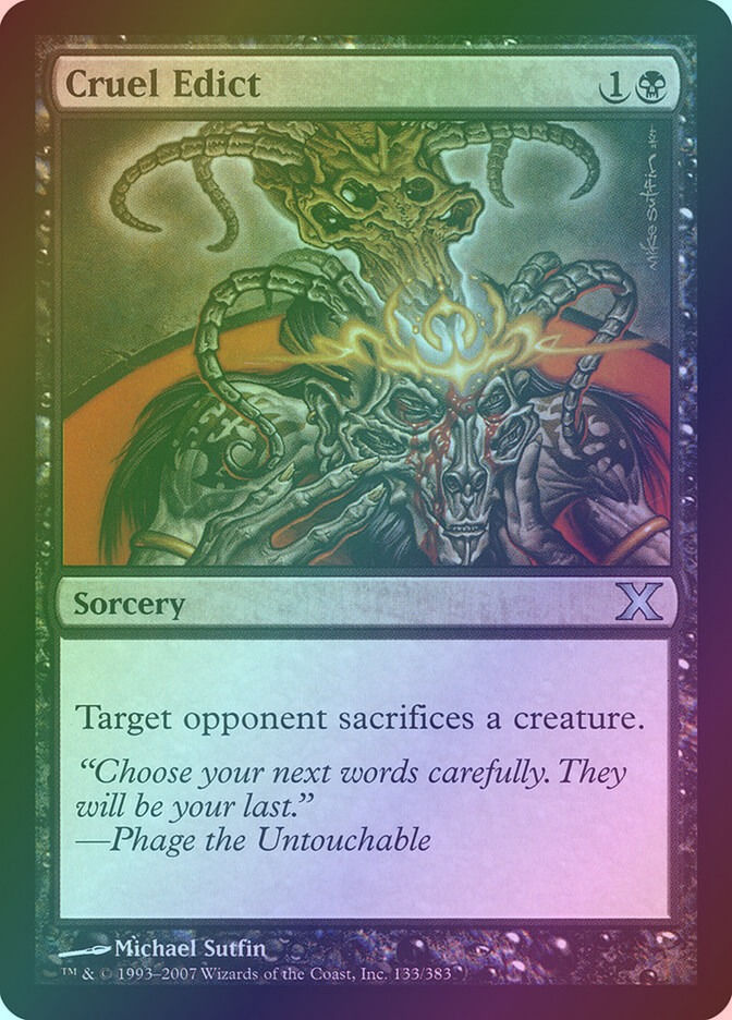 Cruel Edict (10E) (133) / Foil