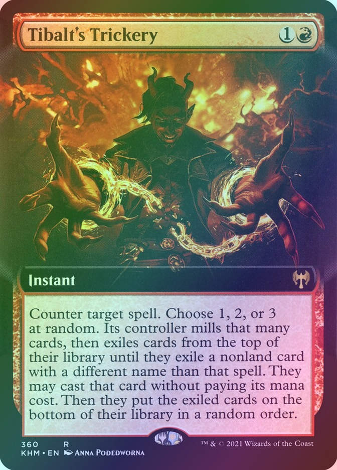 Tibalt's Trickery (KHM) (360) / Extended Art / Foil