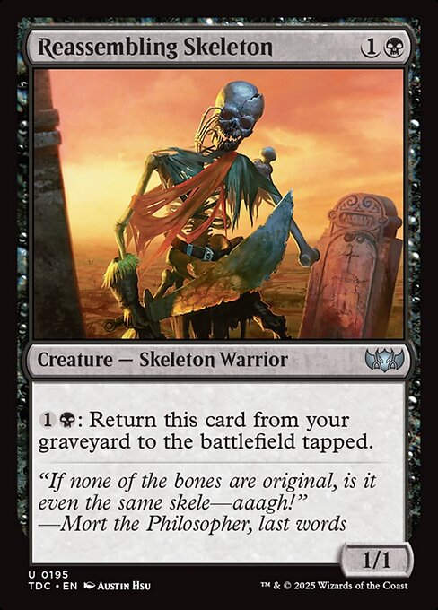 Reassembling Skeleton (TDC) (195)