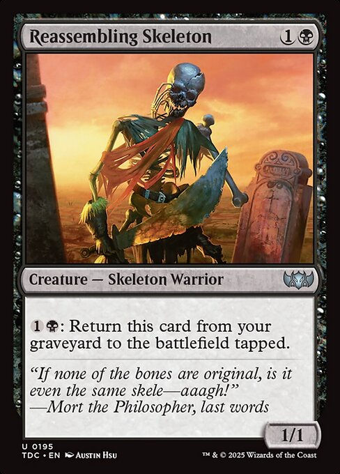 Reassembling Skeleton (TDC) (195)