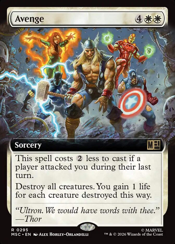 Avenge (MSC) (295) / Extended Art
