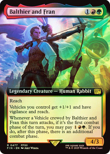 Balthier and Fran (FIN) (477) / Extended Art / Foil
