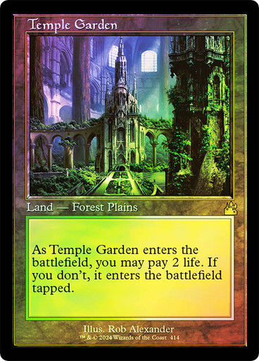 Temple Garden (rvr) (414) / Retro / Foil