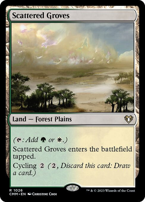 Scattered Groves (cmm) (Commander Deck)