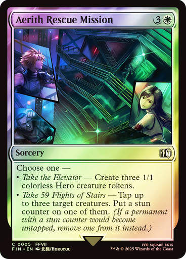 Aerith Rescue Mission (FIN) (5) / Foil