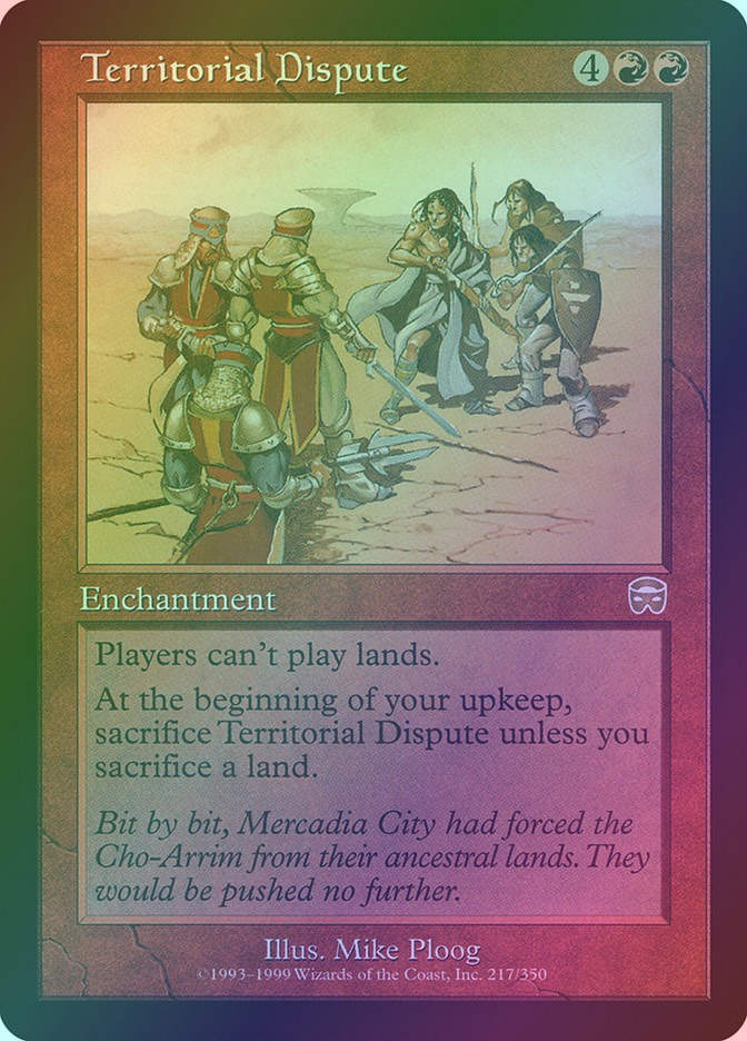 Territorial Dispute (MMQ) (217) / Foil