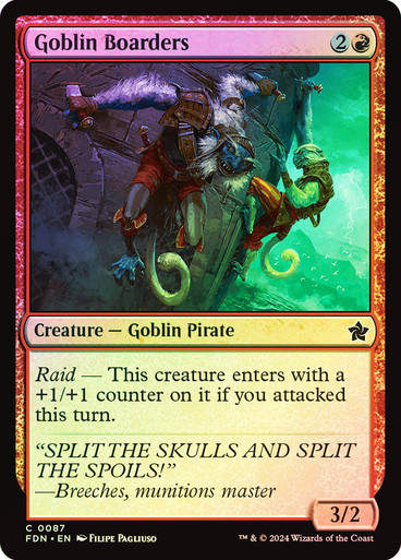 Goblin Boarders (FDN) (87) / Foil