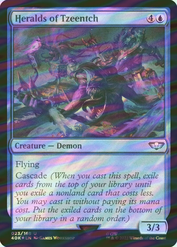 Heralds of Tzeentch (40K) (23★) / Surge Foil