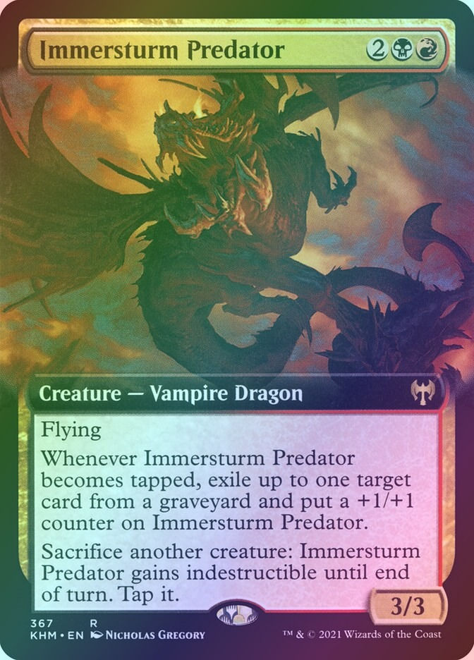 Immersturm Predator (KHM) (367) / Extended Art / Foil