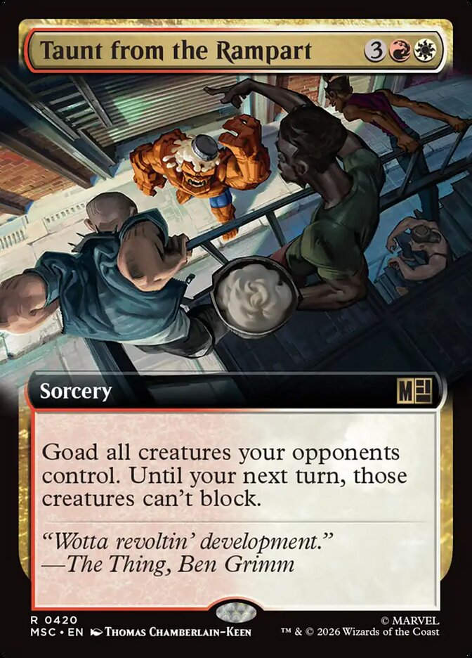 Taunt from the Rampart (MSC) (420) / Extended Art