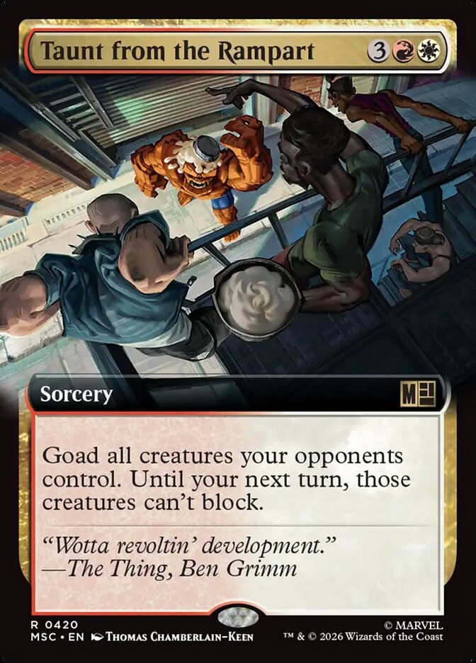 Taunt from the Rampart (MSC) (420) / Extended Art