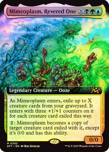 Mimeoplasm, Revered One (DFT) (392) / Foil / Extended Art