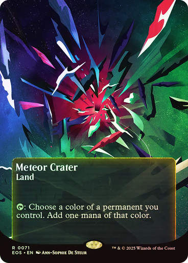 Meteor Crater (EOS) (71) / Borderless / Foil