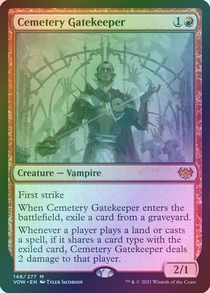Cemetery Gatekeeper (VOW) (148) / Foil