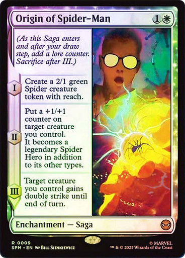 Origin of Spider-Man (SPM) (9) / Foil