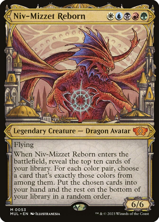 Niv-Mizzet Reborn (MUL) (53) / Showcase