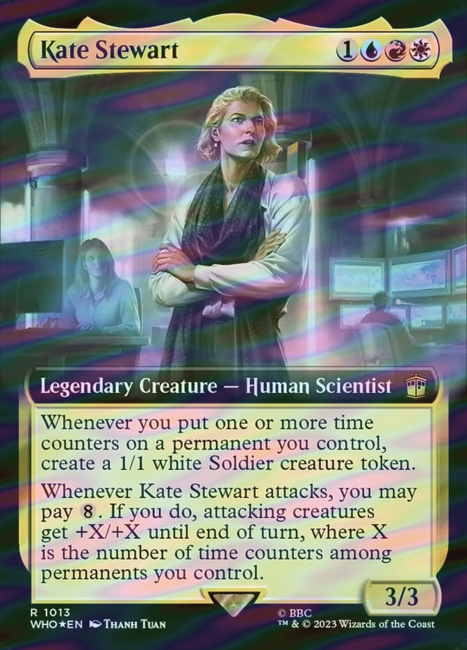 Kate Stewart (WHO) (1013) / Extended Art / Surge Foil