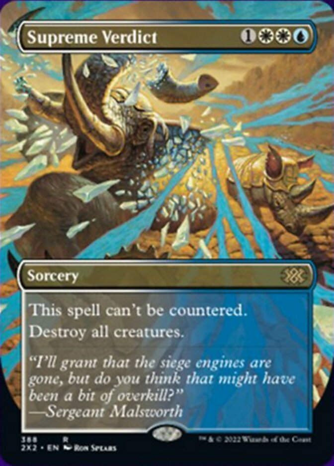 Supreme Verdict (2X2) / Borderless