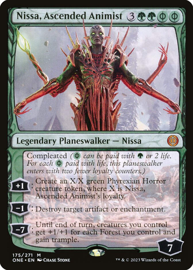 Nissa, Ascended Animist (ONE) (175)