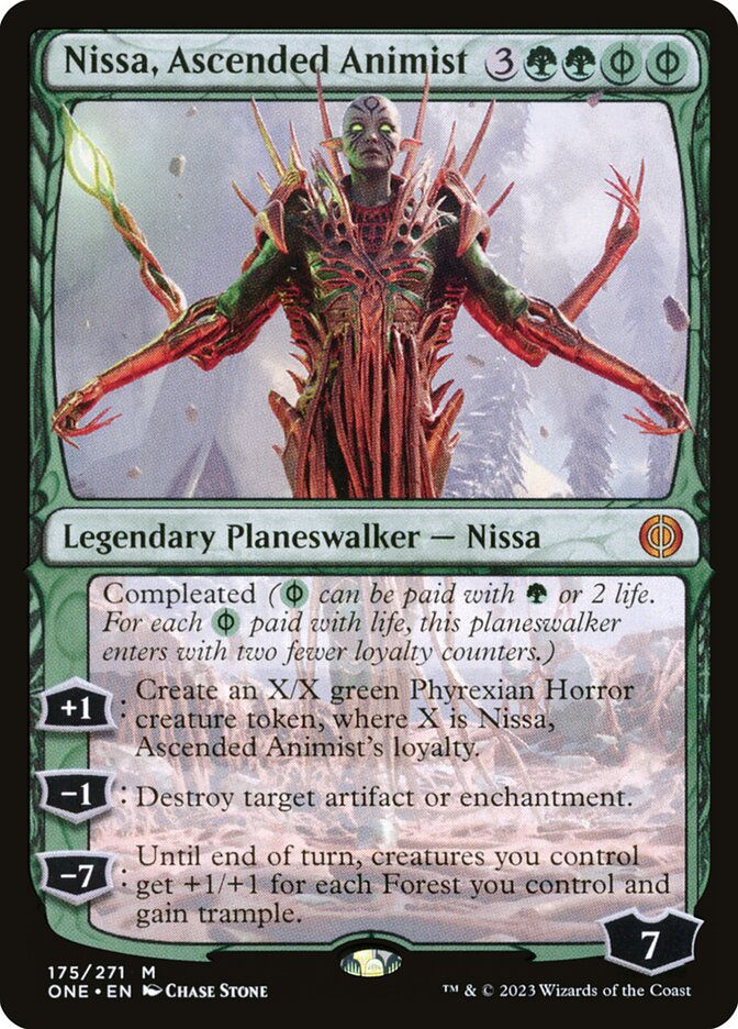 Nissa, Ascended Animist (ONE) (175)