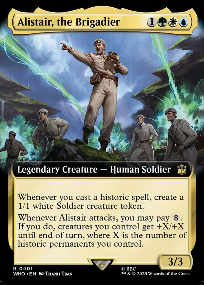 Alistair, the Brigadier (WHO) (401) / Extended Art