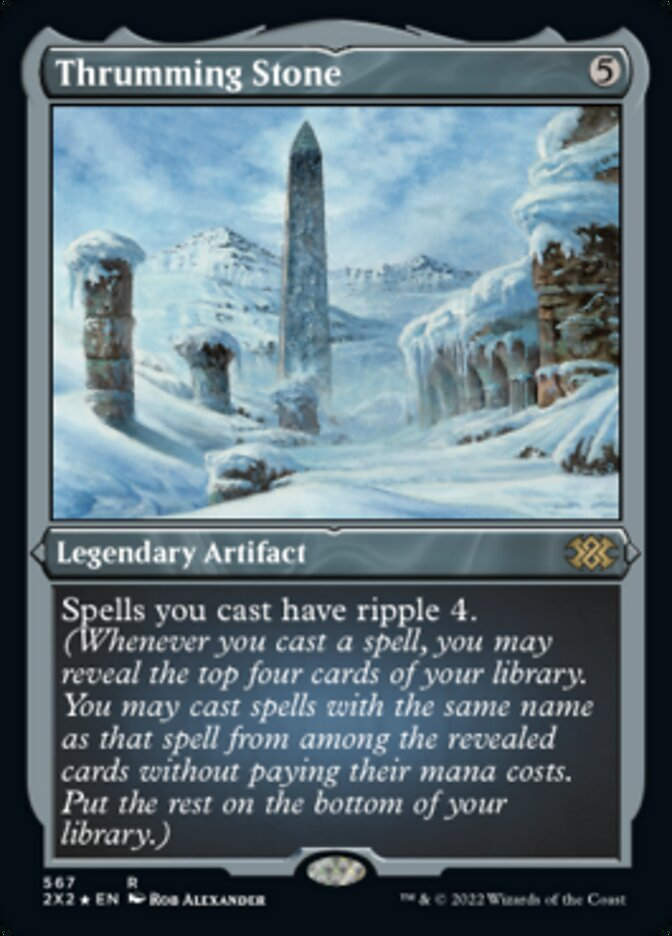 Thrumming Stone (2X2) / Etched Foil