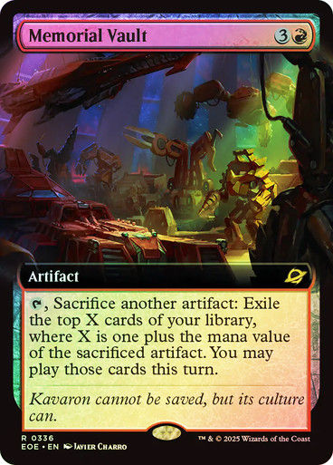 Memorial Vault (EOE) (336) / Extended Art / Foil