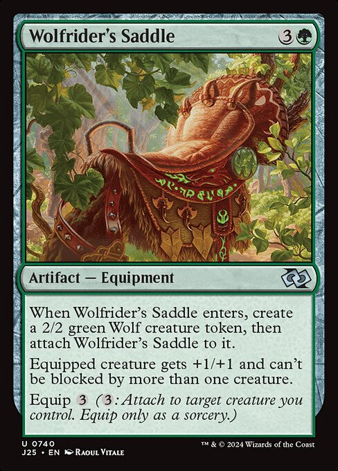 Wolfrider's Saddle (J25) (740)