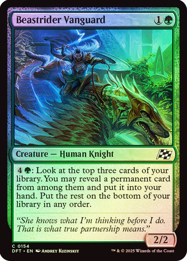 Beastrider Vanguard (DFT) (154) / Foil