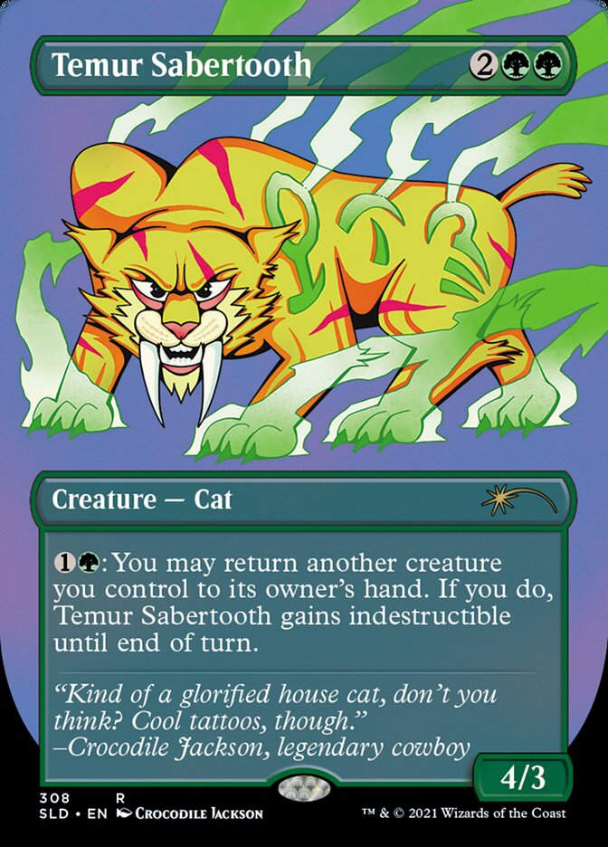 Temur Sabertooth (SLD) (308) / Borderless