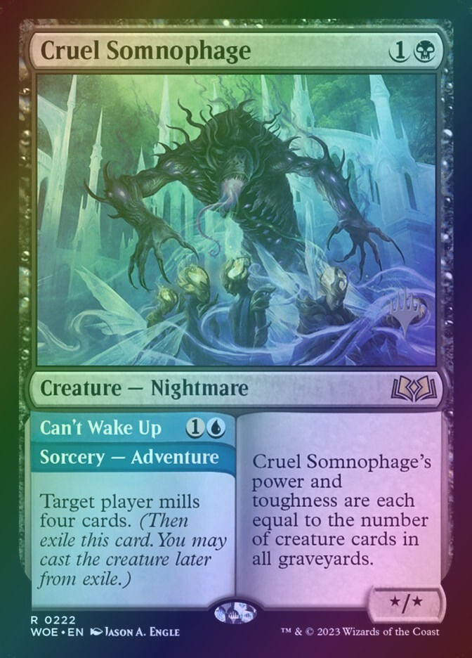 Cruel Somnophage // Can't Wake Up (PWOE) (222p) / Foil