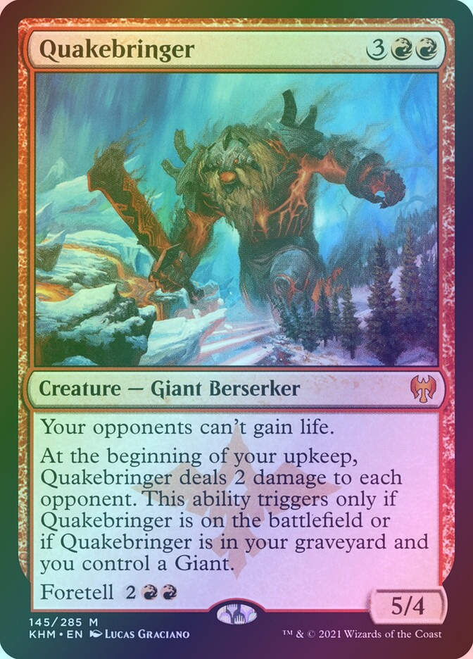 Quakebringer (KHM) (145) / Foil