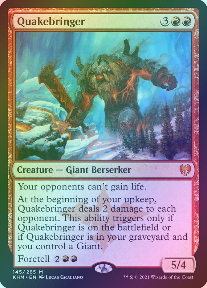 Quakebringer (KHM) (145) / Foil