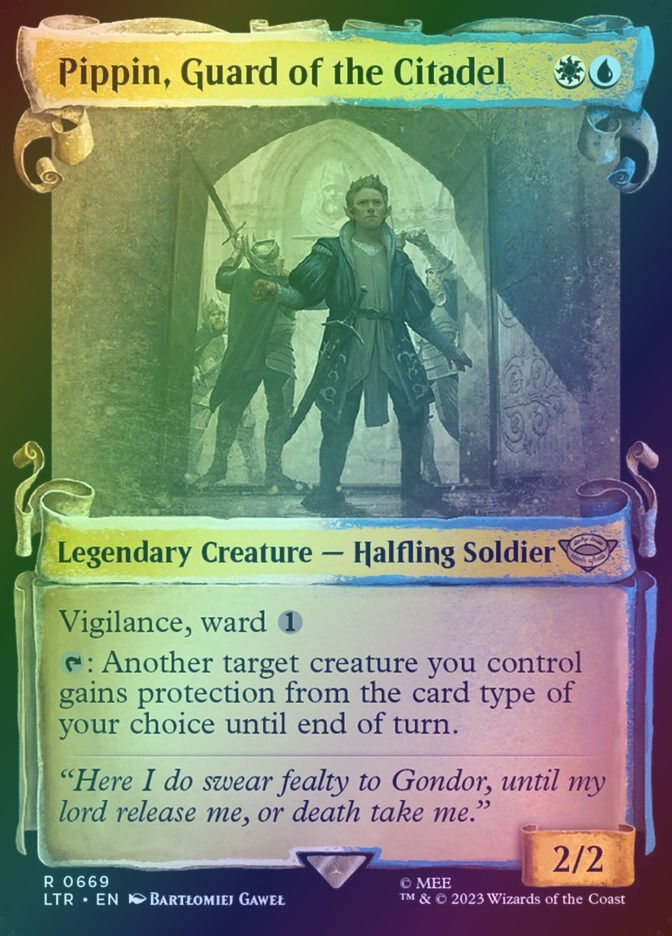 Pippin, Guard of the Citadel (LTR) (669) / Showcase / Foil