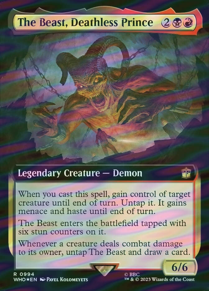The Beast, Deathless Prince (WHO) (994) / Extended Art / Surge Foil