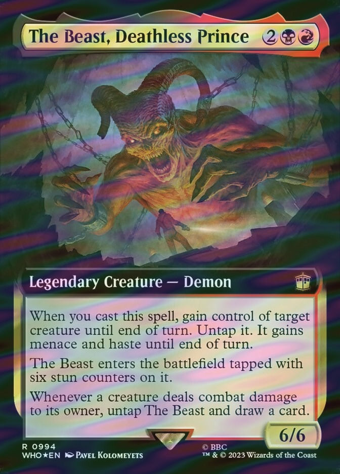 The Beast, Deathless Prince (WHO) (994) / Extended Art / Surge Foil