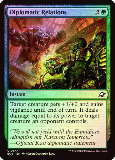 Diplomatic Relations (EOE) (177) / Foil