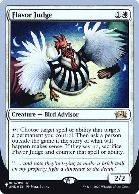 Flavor Judge (ULST) (3) / Foil